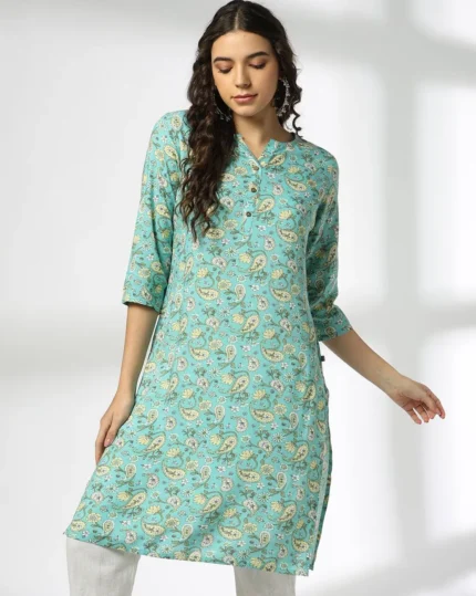 Women Printed Straight Kurta
